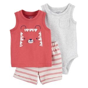 Carter's Baby Boys Little‎ Shorts, Tank and Bodysuit, 3 Piece Set - Red Size NB